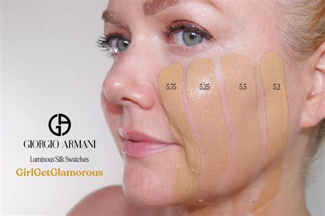 armani luminous foundation swatches